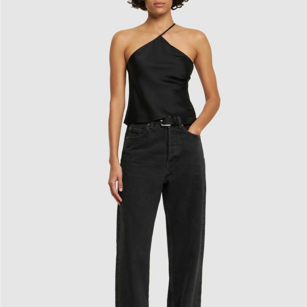**NWT** ANINE BING - 100% SILK One-Shoulder Mandy Top